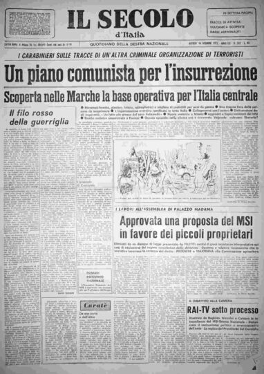 giovedì 14 dicembre 1972
