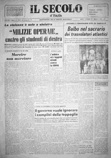 martedì 19 dicembre 1972