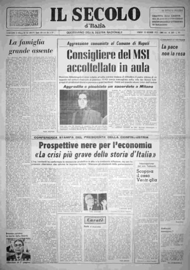 venerdì 22 dicembre 1972