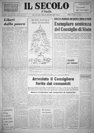 domenica 24 dicembre 1972