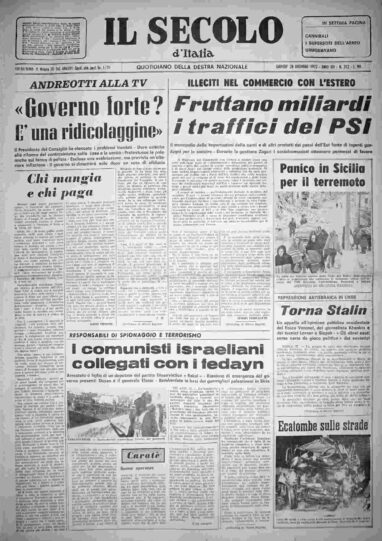 giovedì 28 dicembre 1972