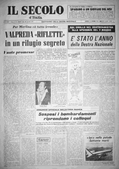 domenica 31 dicembre 1972