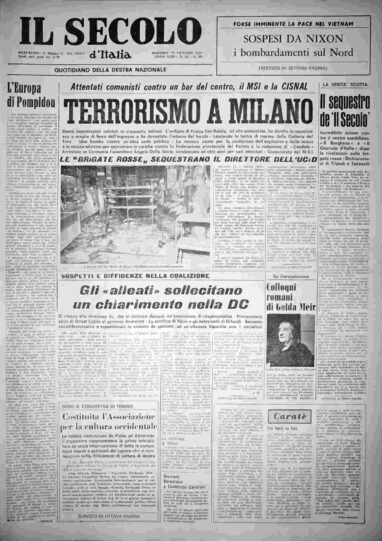 martedì 16 gennaio 1973