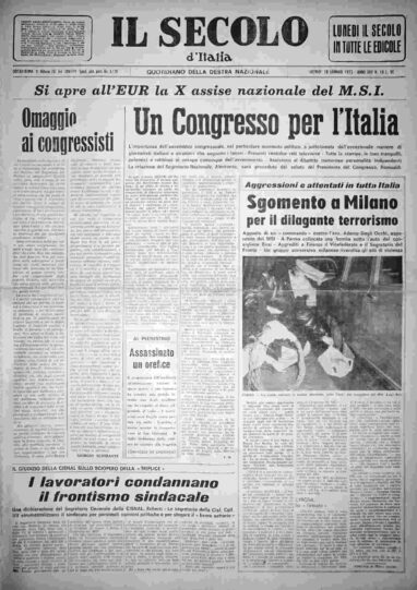 giovedì 18 gennaio 1973