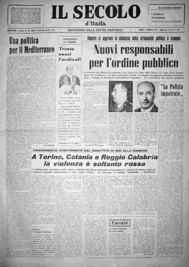 sabato 3 febbraio 1973