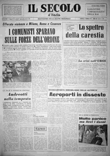 domenica 4 febbraio 1973
