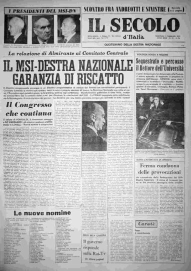 martedì 6 febbraio 1973