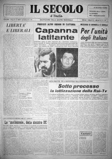 mercoledì 7 febbraio 1973