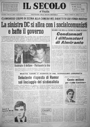 mercoledì 14 febbraio 1973
