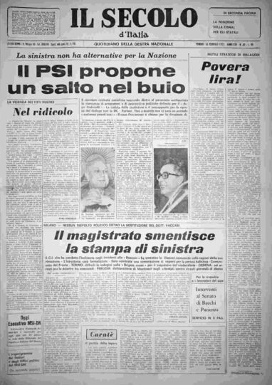 venerdì 16 febbraio 1973