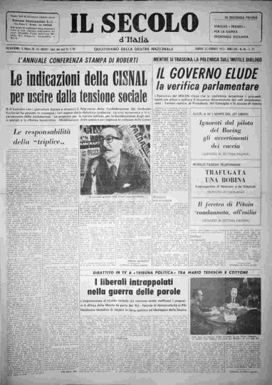 venerdì 23 febbraio 1973