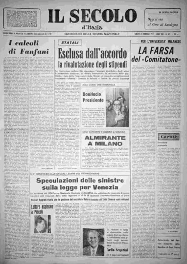 sabato 24 febbraio 1973