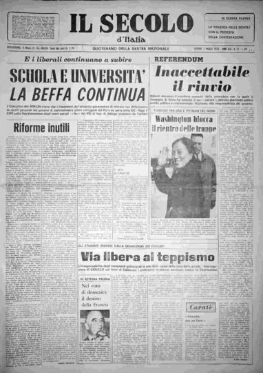 giovedì 1 marzo 1973
