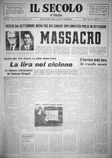 sabato 3 marzo 1973