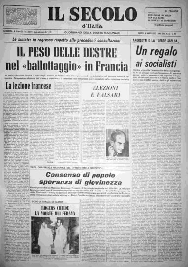 martedì 6 marzo 1973