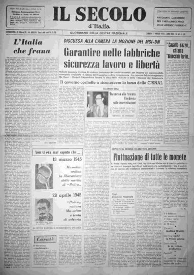 sabato 17 marzo 1973