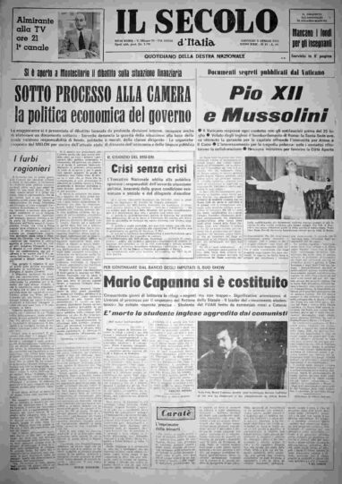 giovedì 5 aprile 1973