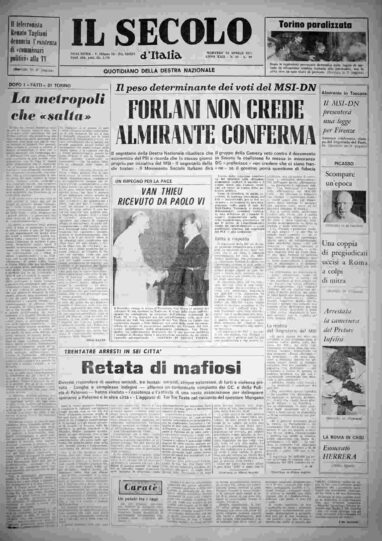 martedì 10 aprile 1973