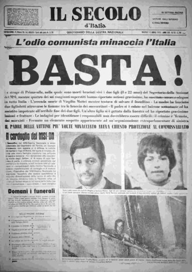 martedì 17 aprile 1973