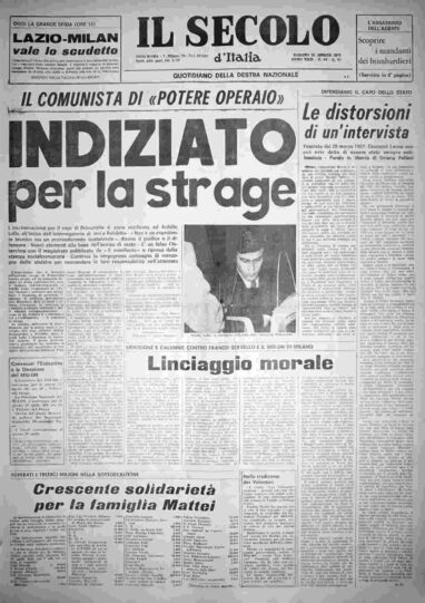 sabato 21 aprile 1973