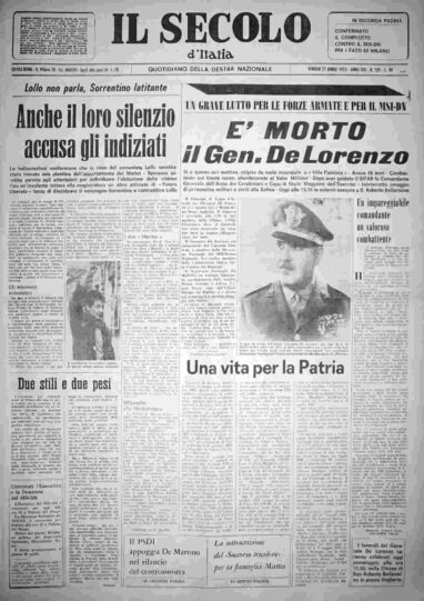 venerdì 27 aprile 1973