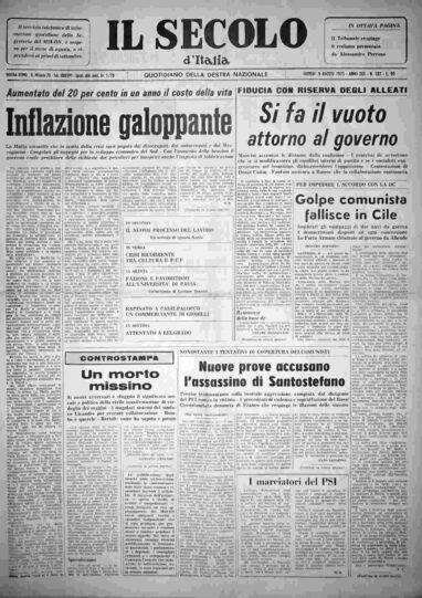 giovedì 9 agosto 1973