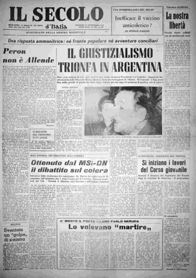 martedì 25 settembre 1973