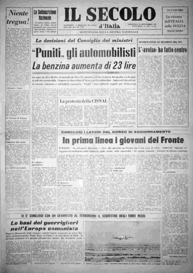 domenica 30 settembre 1973