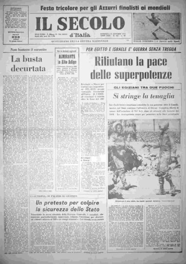 domenica 21 ottobre 1973