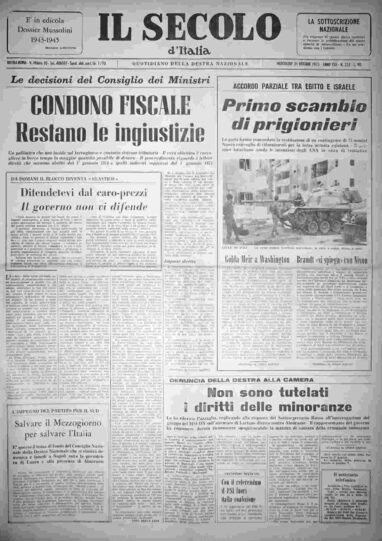 mercoledì 31 ottobre 1973
