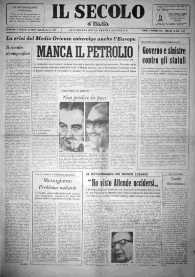 venerdì 2 novembre 1973