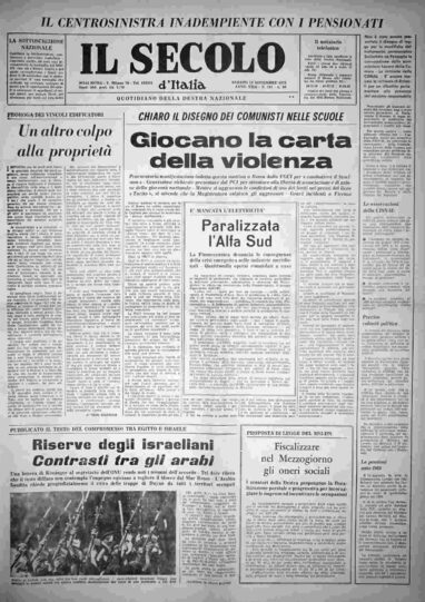 sabato 10 novembre 1973