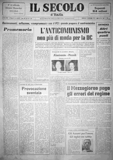 mercoledì 14 novembre 1973