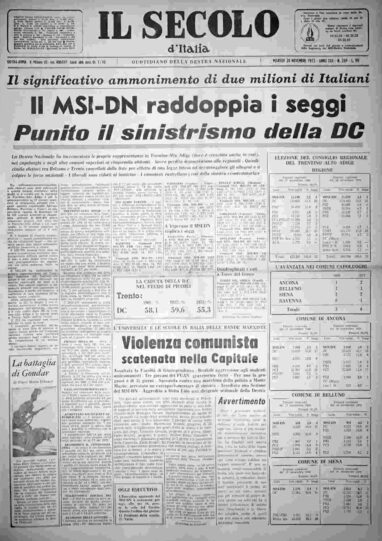martedì 20 novembre 1973