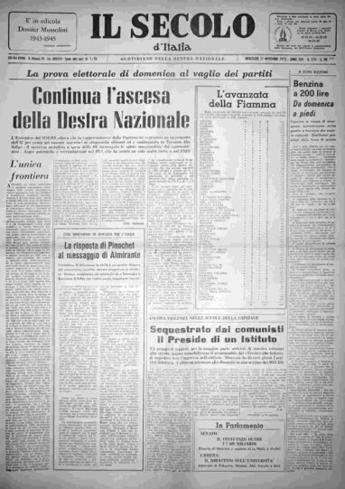 mercoledì 21 novembre 1973