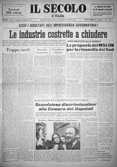 giovedì 6 dicembre 1973