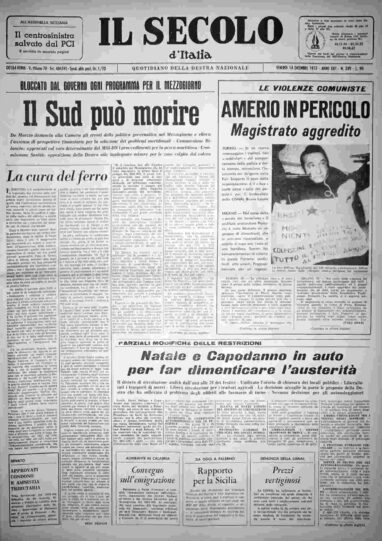 venerdì 14 dicembre 1973