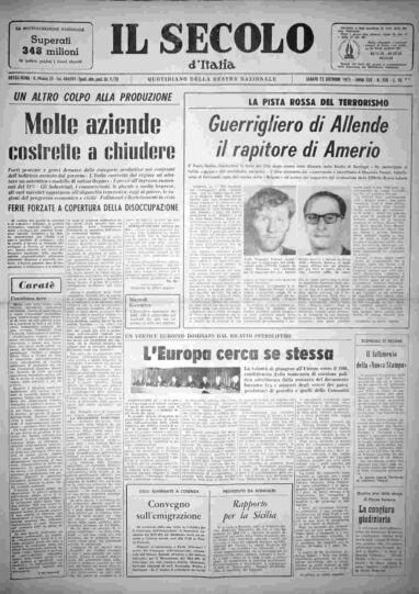 sabato 15 dicembre 1973