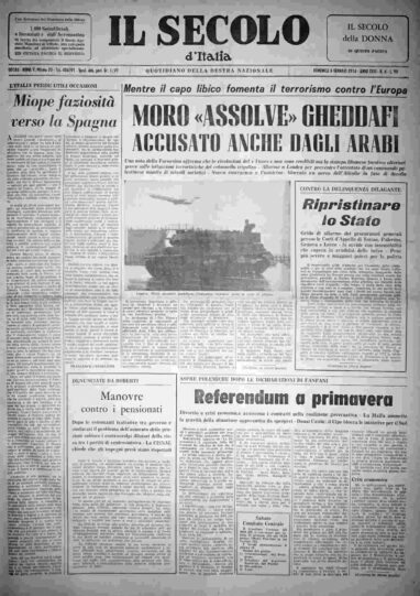 domenica 6 gennaio 1974