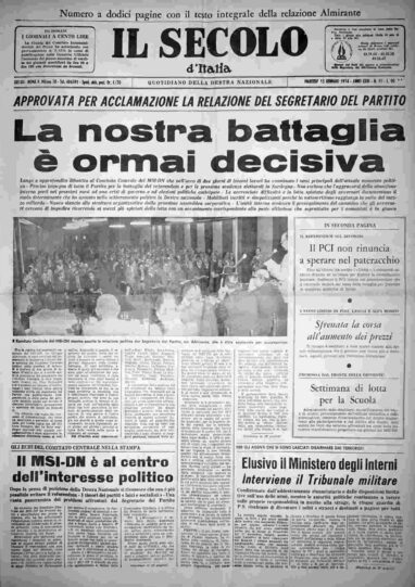 martedì 15 gennaio 1974