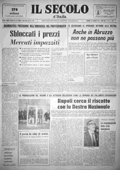 domenica 27 gennaio 1974