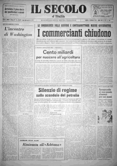 sabato 9 febbraio 1974