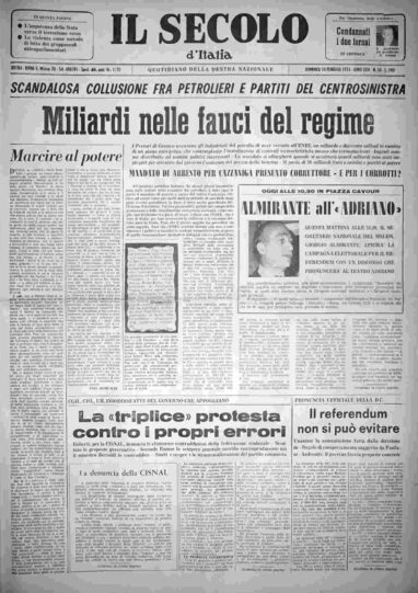 domenica 10 febbraio 1974