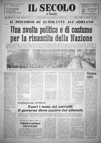martedì 12 febbraio 1974