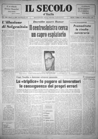 mercoledì 27 febbraio 1974