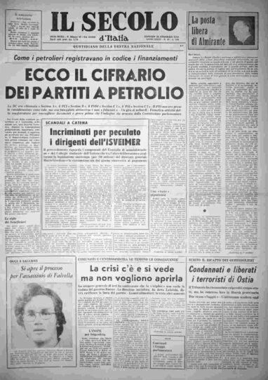 giovedì 28 febbraio 1974
