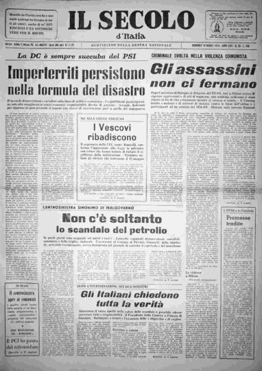 domenica 10 marzo 1974