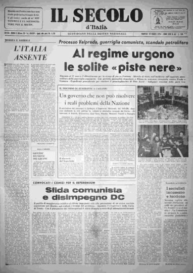 martedì 19 marzo 1974