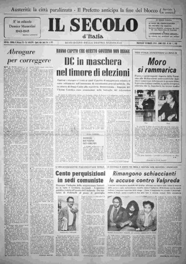 mercoledì 20 marzo 1974