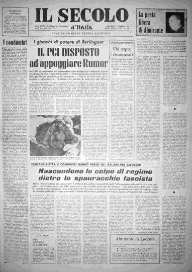 giovedì 21 marzo 1974